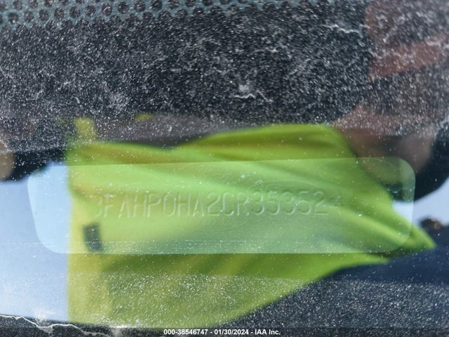2012 FORD FUSION SE VIN: 3FAHP0HA2CR353524