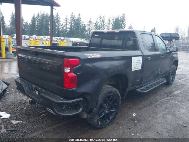 2022 CHEVROLET SILVERADO 1500 4WD STANDARD BED CUSTOM TRAIL BOSS VIN: 3GCUDCET6NG653610