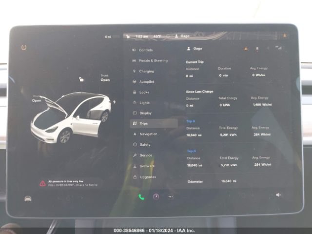 7SAYGDEE9NF438926 Tesla Model Y Long Range Dual Motor All-wheel Drive