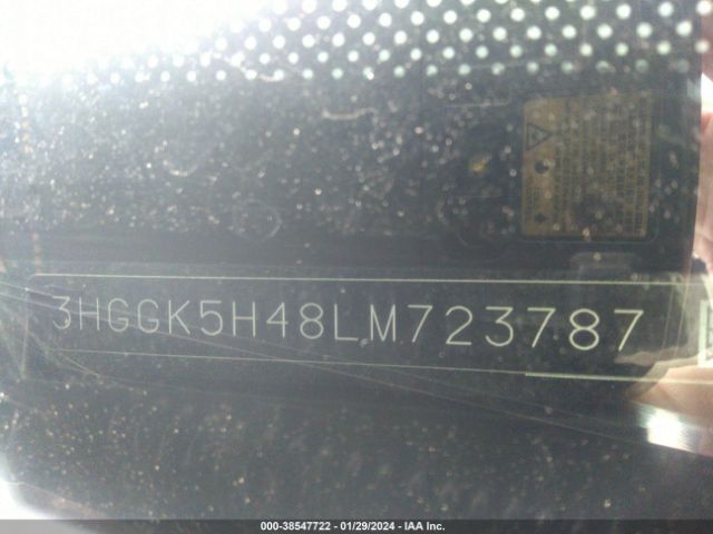 3HGGK5H48LM723787 Honda FIT LX