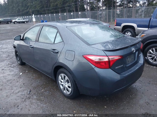 2019 TOYOTA COROLLA LE ECO VIN: 2T1BPRHE3KC206091