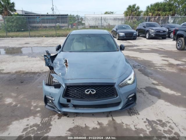 JN1FV7DP4MM850372 Infiniti Q50 Red Sport 400