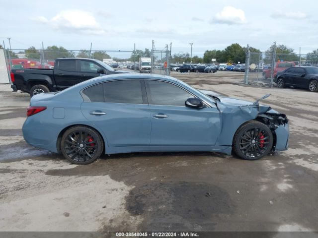 JN1FV7DP4MM850372 Infiniti Q50 Red Sport 400