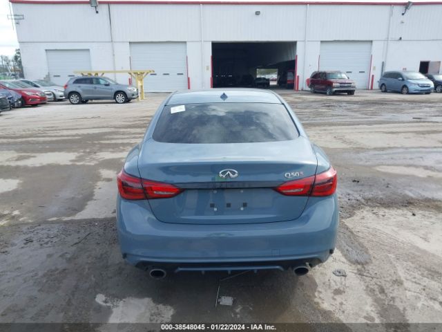JN1FV7DP4MM850372 Infiniti Q50 Red Sport 400