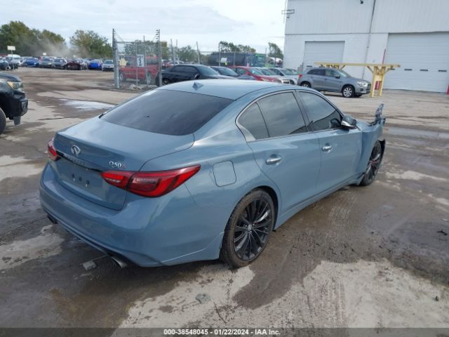JN1FV7DP4MM850372 Infiniti Q50 Red Sport 400