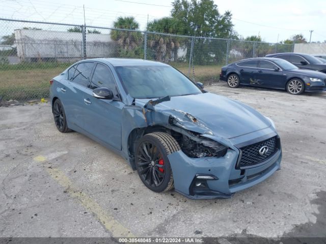 JN1FV7DP4MM850372 Infiniti Q50 Red Sport 400