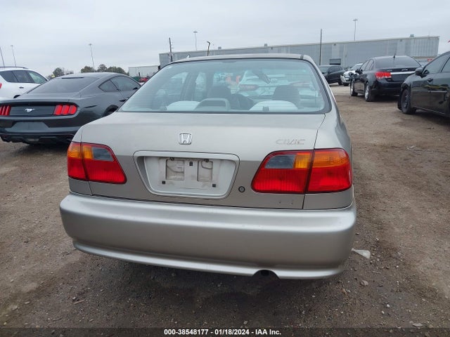2000 HONDA CIVIC LX VIN: 1HGEJ667XYL016051