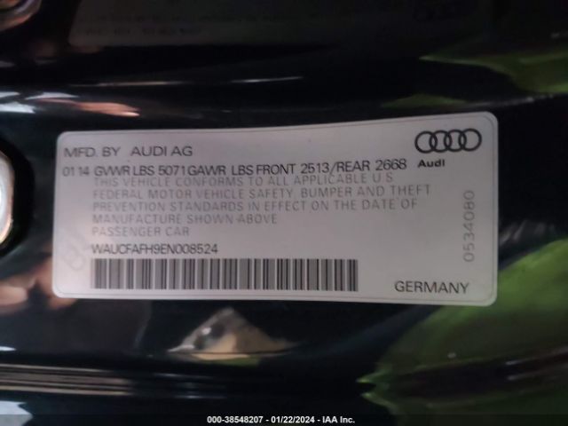 WAUCFAFH9EN008524 Audi A5 2.0t Premium