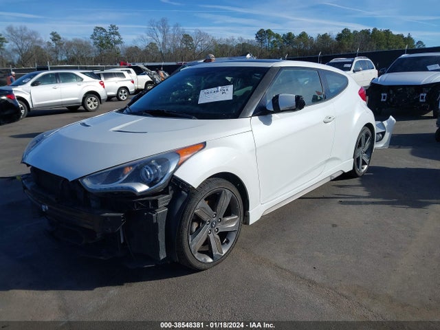 Hyundai Veloster Turbo W/black 2014 KMHTC6AE4EU193511 Image 2
