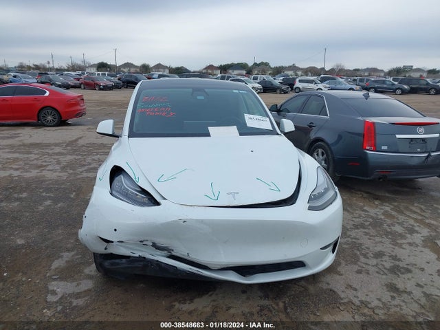 2021 TESLA MODEL Y LONG RANGE DUAL MOTOR ALL-WHEEL DRIVE VIN: 5YJYGDEE1MF083424