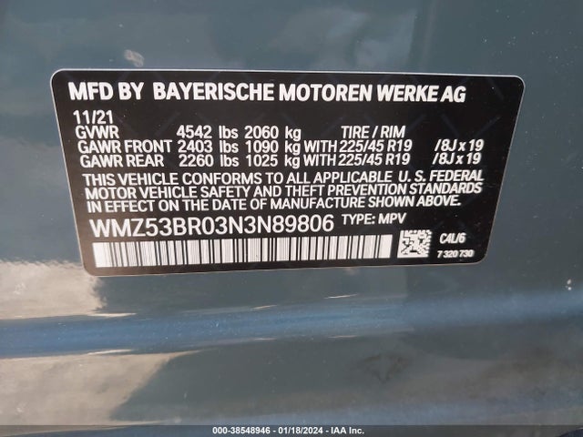 2022 MINI COUNTRYMAN WMZ53BR03N3N89806 Photo 8