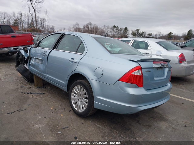 2010 FORD FUSION HYBRID VIN: 3FADP0L30AR359875