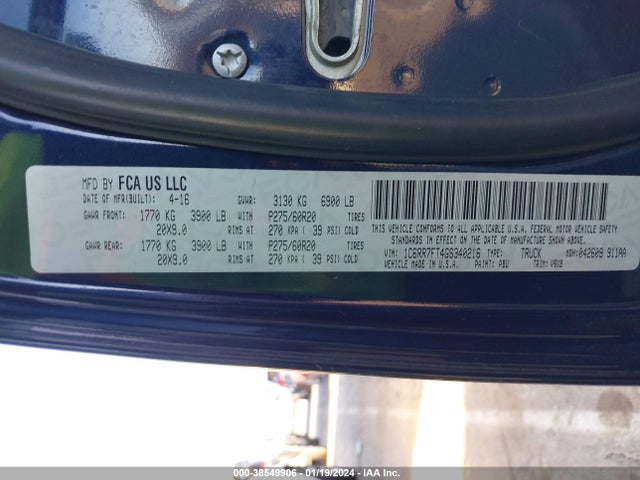 RAM 1500 Express 2016 1C6RR7FT4GS340216 Image 9