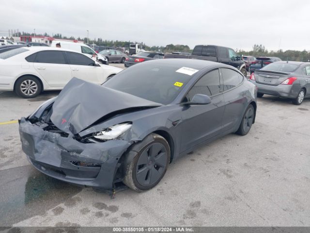 2022 TESLA MODEL 3 5YJ3E1EB7NF306684 Photo 1