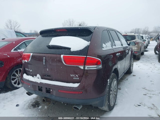 2012 LINCOLN MKX VIN: 2LMDJ8JK6CBL10363