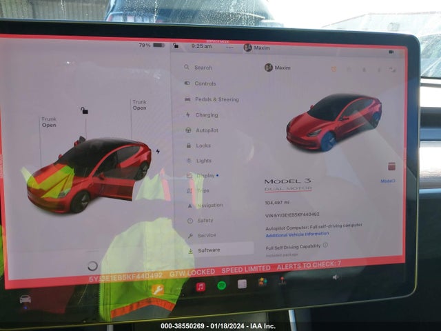 2019 TESLA MODEL 3 5YJ3E1EB5KF440492 Photo 6