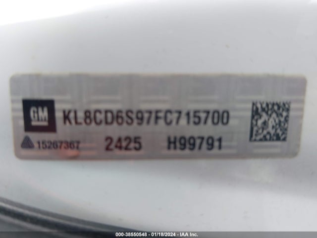 Chevrolet Spark 1lt Cvt 2015 KL8CD6S97FC715700 Image 9