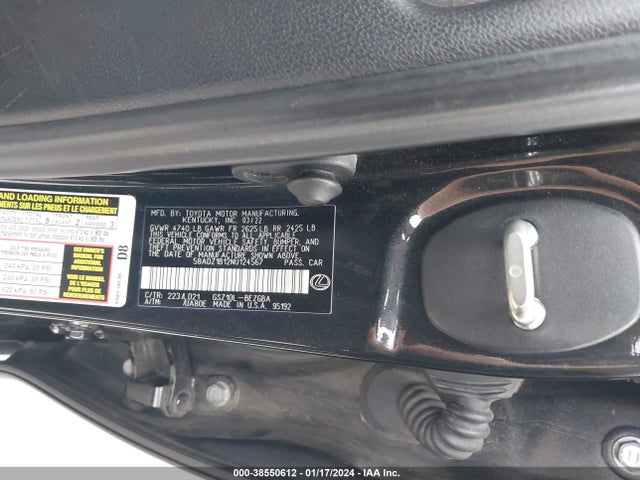 Lexus ES 350 2022 58ADZ1B12NU124567 Image 9