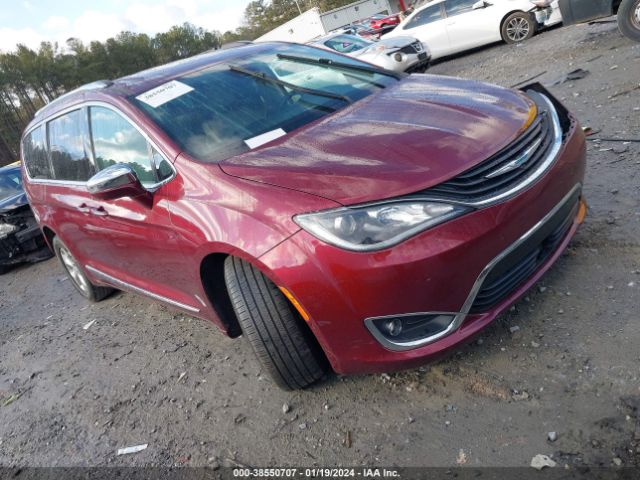 Продаж на аукціоні авто 2018 Chrysler Pacifica Hybrid Limited, vin: 2C4RC1N72JR365331, номер лоту: 38550707