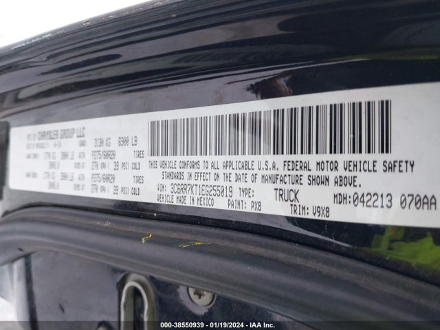 RAM 1500 Express 2014 3C6RR7KT1EG255019 Image 9