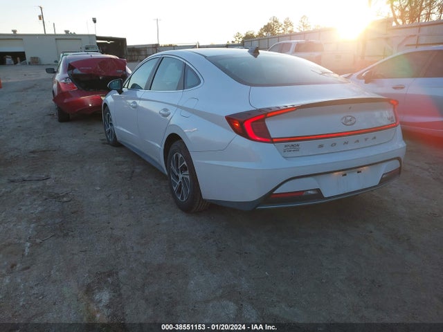 Hyundai Sonata Blue 2021 KMHL24JJ0MA035705 Image 3