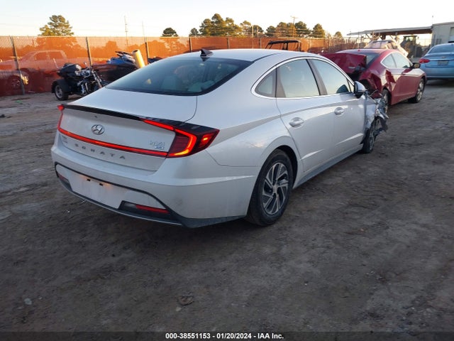 Hyundai Sonata Blue 2021 KMHL24JJ0MA035705 Image 4
