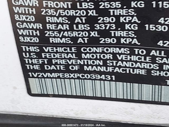 1V2VMPE8XPC039431 Volkswagen Id.4 Pro/pro S