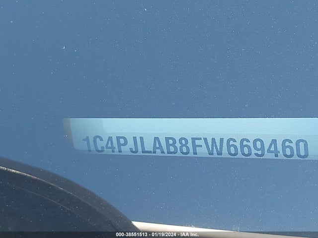 1C4PJLAB8FW669460 Jeep Cherokee Sport
