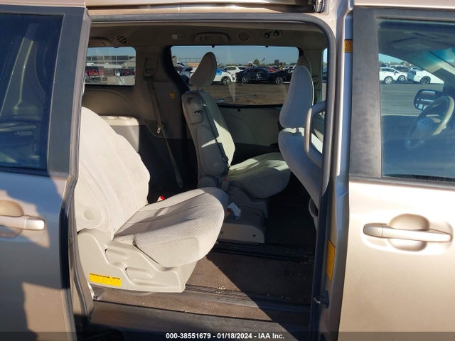 2012 TOYOTA SIENNA LE V6 8 PASSENGER VIN: 5TDKK3DC0CS225206