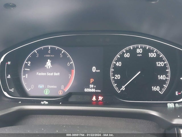 2021 HONDA ACCORD SPORT VIN: 1HGCV1F34MA016175
