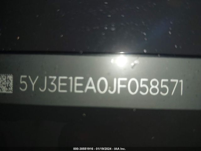5YJ3E1EA0JF058571 Tesla Model 3 Long Range/mid Range