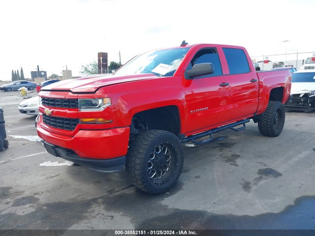 2018 CHEVROLET SILVERADO 1500 CUSTOM VIN: 3GCPCPEC6JG148667