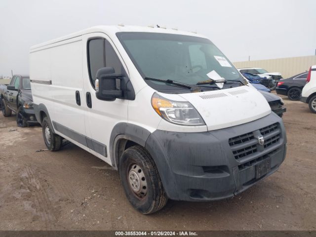 Auction sale of the 2017 Ram Promaster 1500 Low Roof 136 Wb, vin: 3C6TRVAG2HE529634, lot number: 38553044