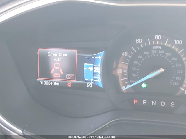 2019 FORD FUSION SEL VIN: 3FA6P0CD1KR196365