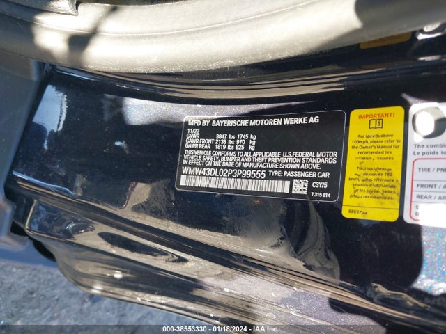 2023 MINI CONVERTIBLE WMW43DL02P3P99555 Photo 8