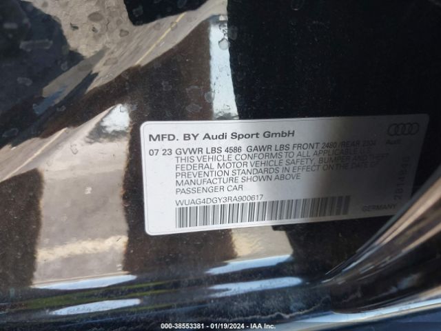 2024 AUDI RS 3 SEDAN WUAG4DGY3RA900617 Photo 8