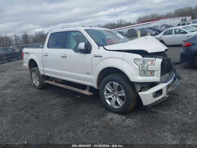 Auction sale of the 2016 Ford F-150 King Ranch/lariat/limited/platinum/xl/xlt, vin: 1FTEW1EG7GFA34315, lot number: 38553487