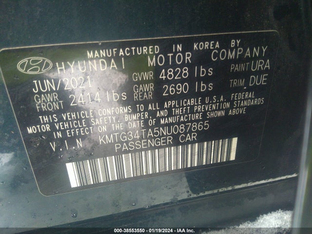 Genesis G70 2.0t Awd 2022 KMTG34TA5NU087865 Image 9