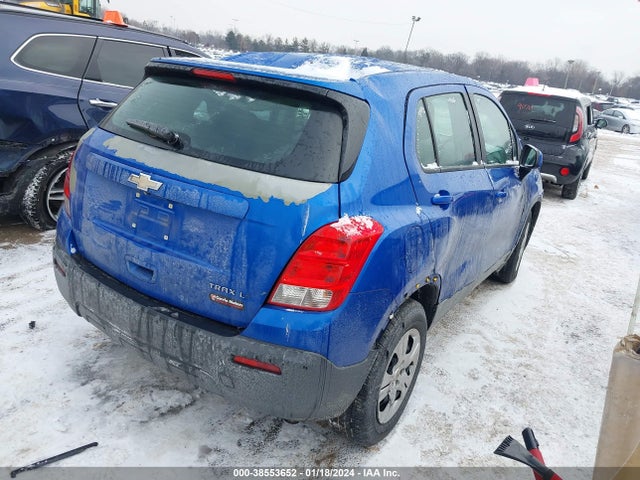 Chevrolet Trax 1ls 2016 KL7CJKSB6GB571394 Image 4
