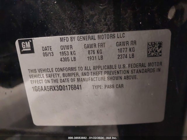 2013 CADILLAC ATS 1G6AA5RX3D0176841 Photo 8