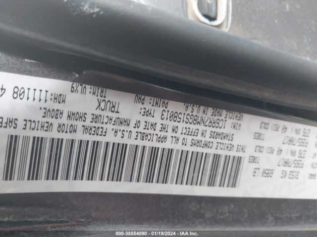 1C6RR7NM8GS158013 RAM 1500 Laramie