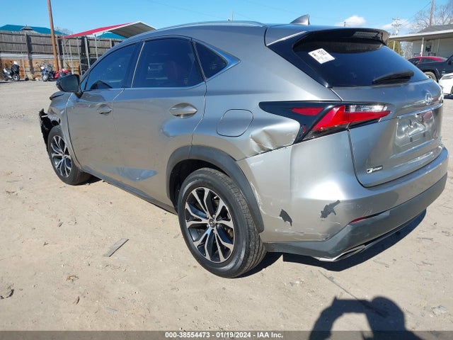2016 LEXUS NX 200T F SPORT VIN: JTJBARBZ8G2050047