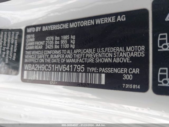 WBA2H9C51HV641795 BMW 230i Xdrive
