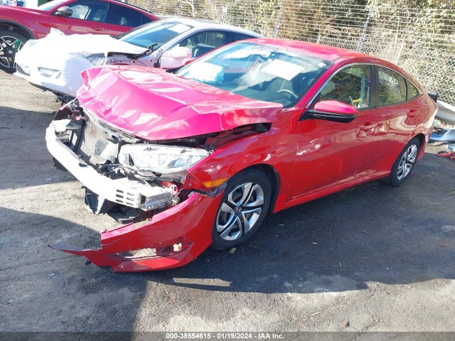 Honda Civic Lx 2018 2HGFC2F59JH566009 Image 2