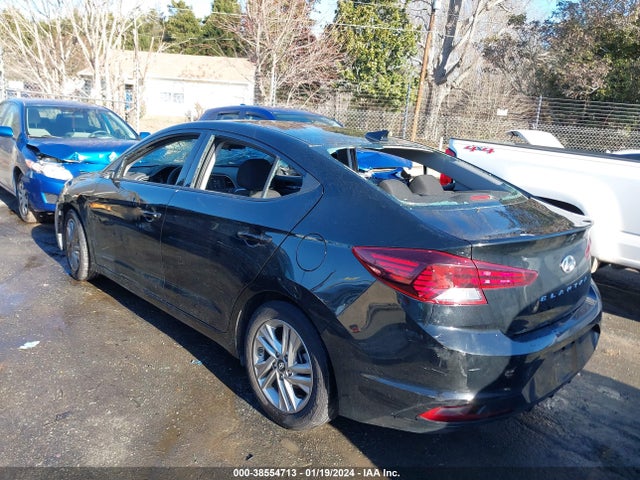 2019 HYUNDAI ELANTRA SEL VIN: 5NPD84LF0KH435737