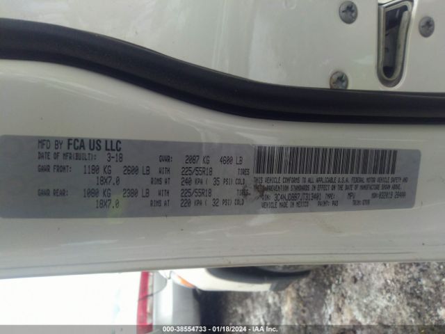 2018 JEEP COMPASS 3C4NJDBB7JT313401 Photo 8