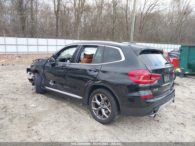 BMW X3 Xdrive30i 2021 5UXTY5C08M9F79756 Image 3