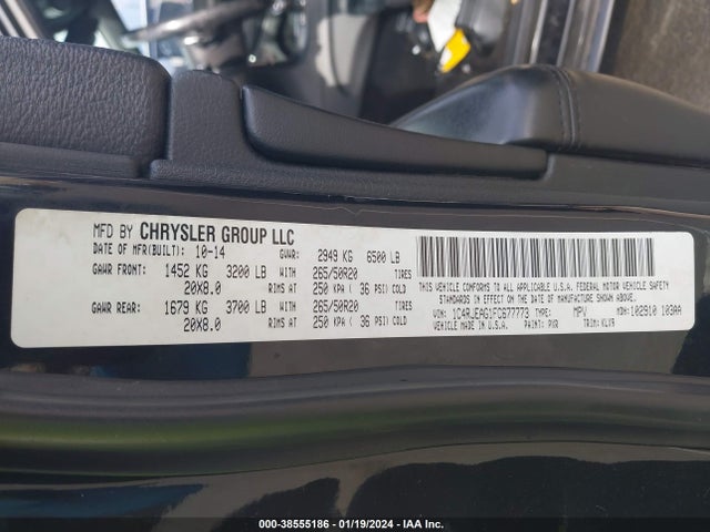 Jeep Grand Cherokee Laredo 2015 1C4RJEAG1FC677773 Image 9
