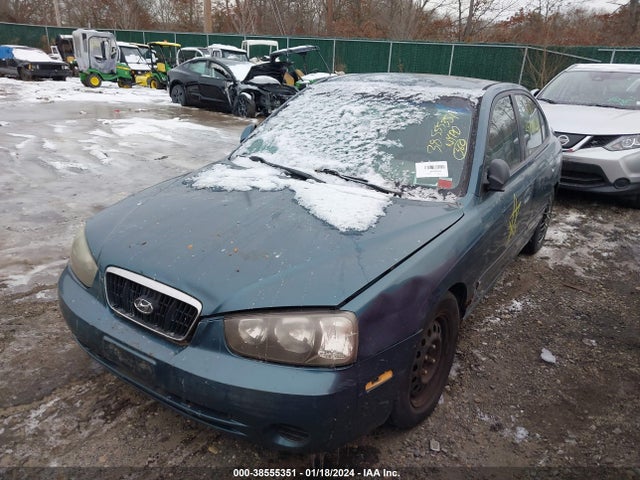 2002 HYUNDAI ELANTRA GLS VIN: KMHDN45D12U325852