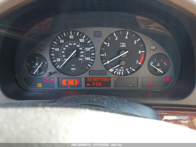 1998 BMW 528I VIN: WBADD6322WBW36354